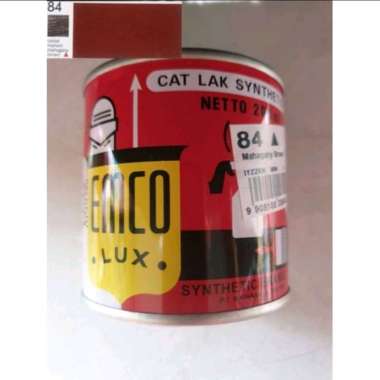 cat minyak kayu besi emco lux warna coklat mahoni 200 ml