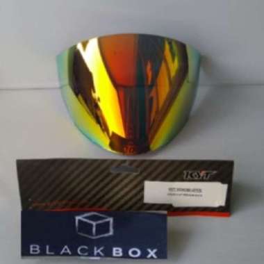 KYT Venom Open Flat Visor Iridium Gold