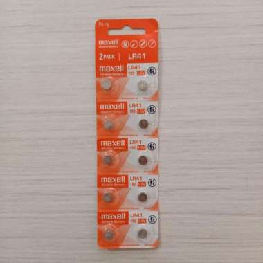 Baterai LR41 Maxell Original