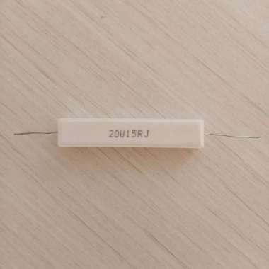 Resistor Kapur 15 Ohm 20 Watt