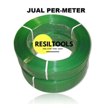 Plastic Strapping Belt 11 mm Hijau Sabuk Strap Band Plastik Permeter