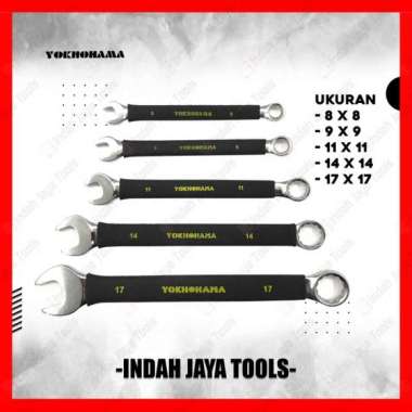 YOKOHAMA Kunci RING PAS 8 9 11 14 17 mm SATUAN Combination 9mm