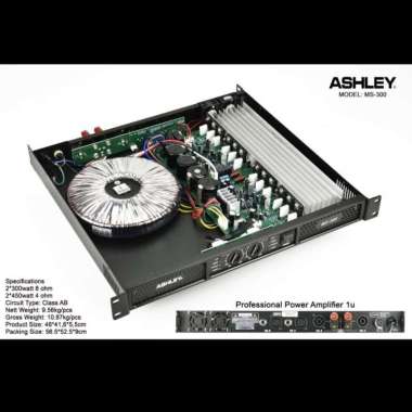 power amplifier ashley ms300 ms 300 garansi original