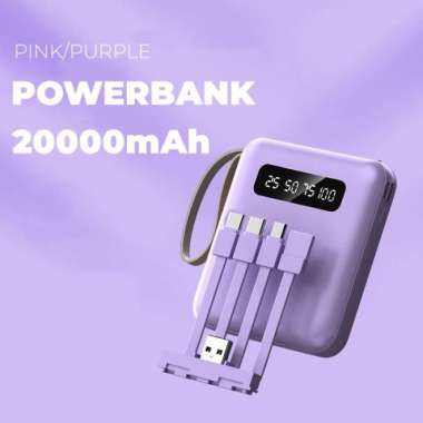 Powerbank 20000mAh Power Bank Mini Powerbank Portable Slim Battery