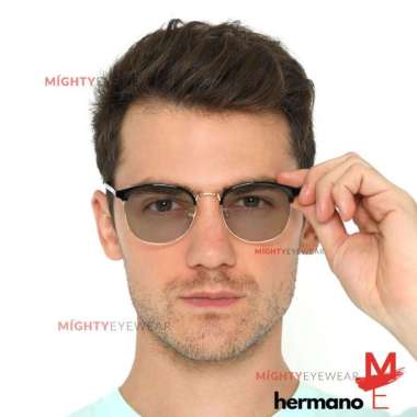 Kacamata Antiradiasi / Photochromic /Blueray Minus Pria Wanita Hermano + BlueRay