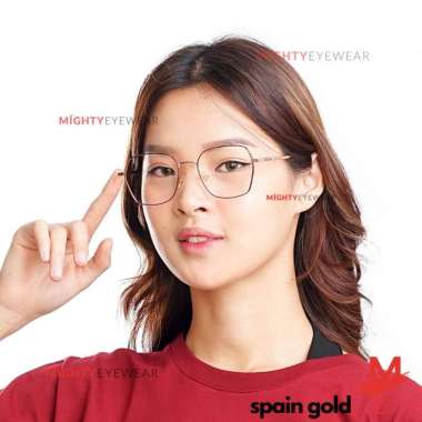 New! Kacamata Besi Blueray & Antiradiasi - Spain Gold - Kacamata FRAME SAJA