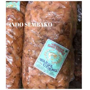 kerupuk udang warga udang biru 5kg/kerupuk oren/kerupuk gado gado 5kg
