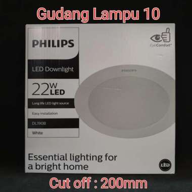 Lampu Downlight LED Philips Eridani 22 Watt DL190B 4000K
