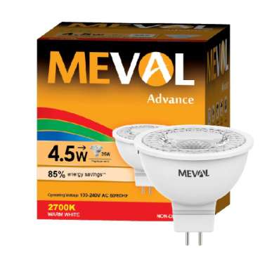 Meval LED MR16 4.5W - GU5.3 - Kuning