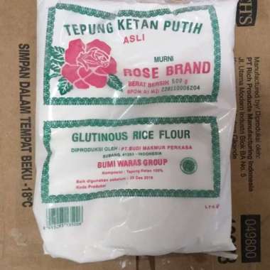 tepung ketan putih rose brand 500 gr