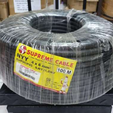 Kabel NYY 4x6mm Supreme (Meteran)