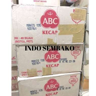 Kecap asin ABC 133ml isi 48 dus / kecap ABC botol meja 133ml / kecap Asin ABC meja