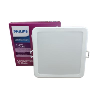 PHILIPS Downlight  Lampu LED - Putih [Kotak Meson/ 13 W] PUTIH
