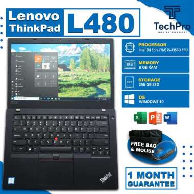 Laptop Lenovo Thinkpad L480 core i5 Gen 8 SSD 256GB RAM 8GB