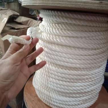 Tali tambang nilon putih 8mm