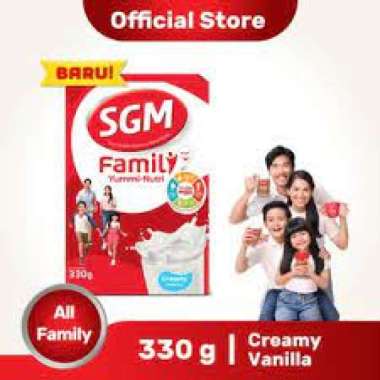 Promo Harga SGM Family Yummi Nutri Creamy Vanilla 330 gr - Blibli
