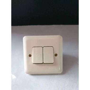 saklar seri dobel broco IB new gee double switch inbow tanam broco