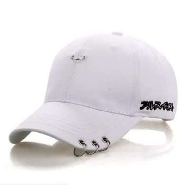 Topi Korea Ring Hip Hop Kpop Suga BTS Wanna One Putih