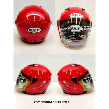 HELM SNI / HELM OXY SOLID / HELM HALF FACE Nexium Red