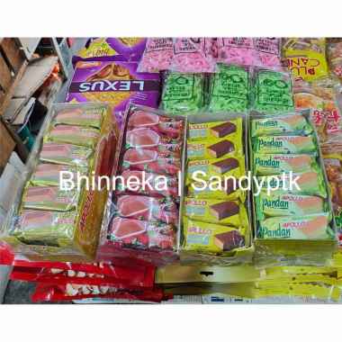 Apollo Layer Cake Kue Bolu Lapis Strawberry Cocoa Stroberi Pandan Coklat Malaysia Pandan