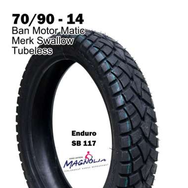 Ban Motor Matic Tubeless Ring 14 Merk Swallow 70/90