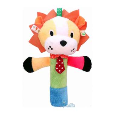 Marveila Rattle Squeeze Stick Taggies Mainan Bayi lion