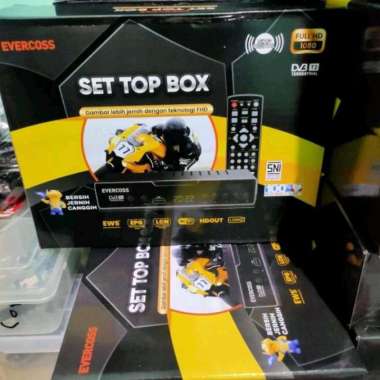 SET TOP BOX EVERVOSS TV DIGITAL STB BISA BUAT TV TABUNG/LCD/SMART TV
