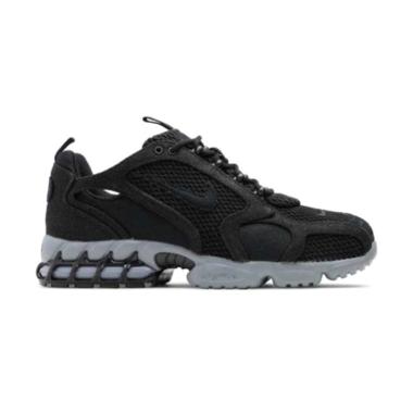 Nike Air Zoom x Stussy Spiridon Caged 2 Sneakers Pria - Black 11 Hitam