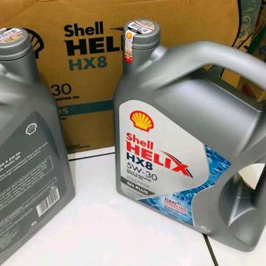 Oli Shell Helix HX8 5W 30 / 4Liter