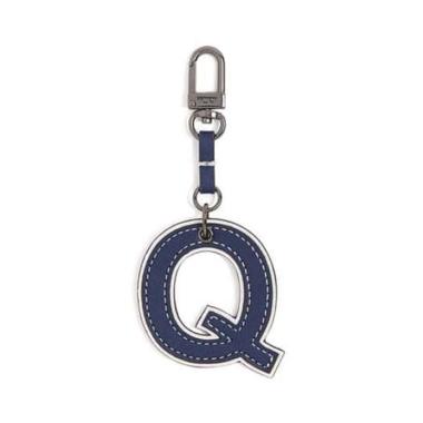 TUMI Q Accents Letter Charm Gantungan Kunci - Navy NAVY