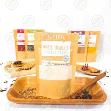 Formee Organic Natural JSR Ground White Turmeric Kunyit Putih Bubuk Murni Penyedap Rasa
