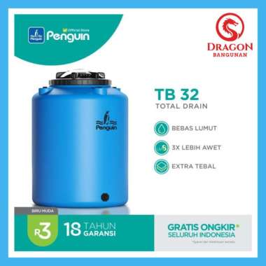 Penguin Tangki | Toren | Tandon Air TB 32 300 liter ORANGE
