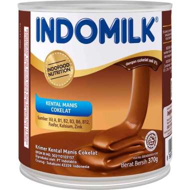 Promo Harga Indomilk Susu Kental Manis Cokelat 370 gr - Blibli