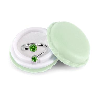 Her Jewellery August Crystals Ring Birth Stone Authentic Cincin Adjustable