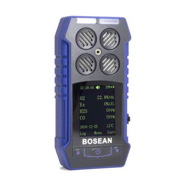 Bosean Gas Detector 4 in 1 + Sampling Pump - Biru Biru