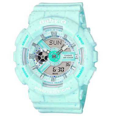 CASIO BA-110PI Baby-G Digital Analog Watch Wanita [Original] Hijau Tosca