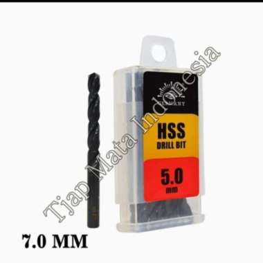 Mata bor besi 7mm HSS Tjap Mata Drill bits 7 MM Cap Mata hss
