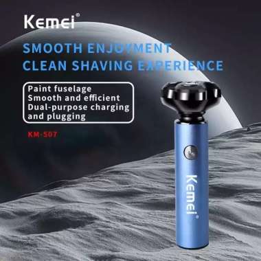 Kemei KM-507 Shaver Cukur Rambut Pencukur Jenggot Kumis