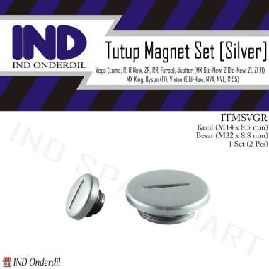 IND Onderdil Set Kancing Baut Tutup Block Bak Magnet Mesin for Vixion Old/ New/ NVA/ Movistar/ NVL/ 