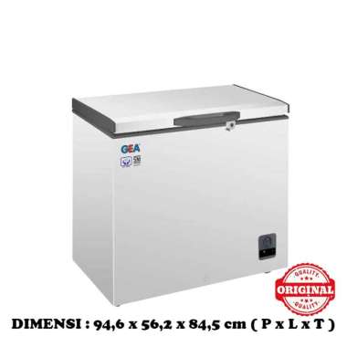 CHEST FREEZER GEA AB-226 R / AB 226 R / KAPASITAS 220 LITER / AB226R / READY Putih