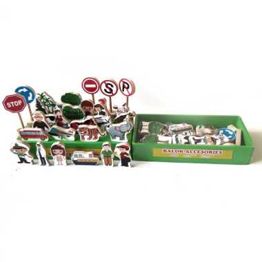 Mainan Kayu Pintar Set Balok Accesories Kualitas SNI