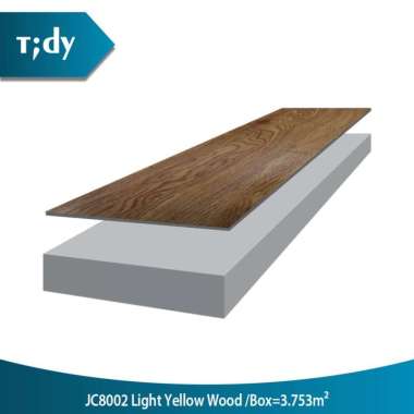 TIDY VINYL LIGHT YELLOW WOOD-BOX=3.753M2 Coklat -