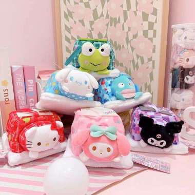 BONEKA MELODY KUROMI CINNAMOROLL KEROPPI HELLO KITTY POMPOMPURIN RUMAH Hello Kitty
