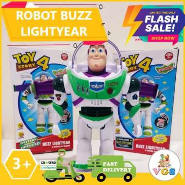 Mainan Anak Laki-Laki Robot Robotan Buzz Lightyear Toy Story