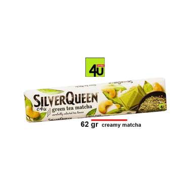 Promo Harga Silver Queen Chocolate Green Tea 58 gr - Blibli