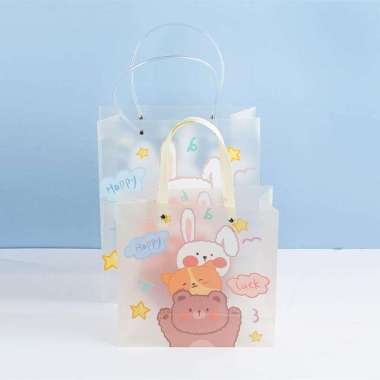 Tas PVC Character Aero Space Premium Gift Bag Besar Happy Luck