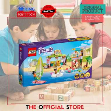 LEGO Original FRIENDS 41710 Surfer Beach Fun - Mainan Anak Perempuan Lego Cewek Pantai Selancar