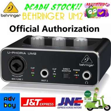 BEHRINGER UM2 Soundcard Behringer UM 2 with XENYX Mic Preamp