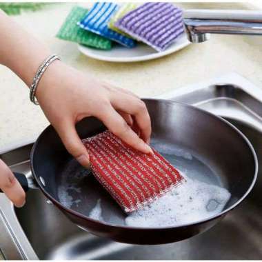 Spons Spon Cuci Piring Metalic Busa Cuci Piring Sponge (paket 1 lusin)