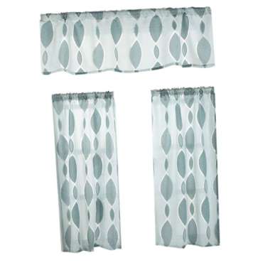 Jual Oem Brown Short Tier Curtains Panels Half Drapes Window Treatment For Bathroom 1 Set Of 3 Pcs 132 X 46 Cm Up Online Januari 2021 Blibli